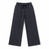 Men’s Washed Black Wide Leg Lounge Trousers
