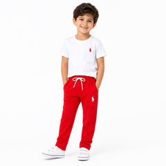 Kids Red Premium Trousers – Soft Cotton