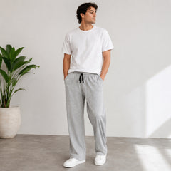 Men’s Light Grey Open Bottom Lounge Trouser