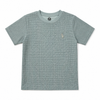 Boys Textured Crew Neck T-Shirt – Sage Green