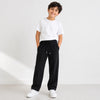 Boys Black Straight Fit Trouser – Soft Cotton
