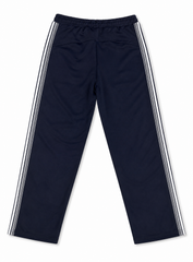 Men's Navy Baggy Trousers with Side Stripes – Relaxed Fit