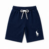 Boys Navy Blue Cotton Jersey Shorts