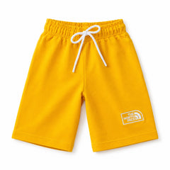 Boys Yellow Cotton Jersey Shorts
