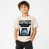 Boys Vintage Car Graphic T-Shirt – Premium Cotton Casual Tee