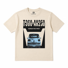 Boys Vintage Car Graphic T-Shirt – Premium Cotton Casual Tee
