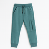 Boys Teal Trousers – Side Cargo Pocket