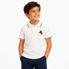 Kidsclub7 Boys Classic Polo Shirt – Off White