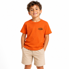Boys Orange Graphic T-Shirt – Quality Sporting Goods Print