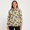 Women’s Floral Print Hoodie – Cotton Fleece Comfort Wear