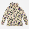 Women’s Floral Print Hoodie – Cotton Fleece Comfort Wear