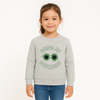 irls Grey Sweatshirt with “Bring Me Sunshine” Floral Embroidery