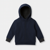 Kids Navy Blue fur -Lined Zip Hoodie