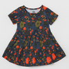 Girls Navy Blue Frock