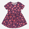 Girls Navy Pink Frock