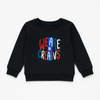 Boys Black Sweatshirt – “We Are Creative” Embroidered Design
