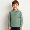 sea green polo shirt