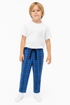 Boys Blue Check Trouser