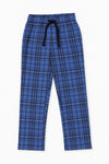 Boys Blue Check Trouser