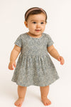 Girls Light Grey Frock