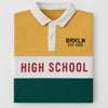 High School logo polo shirt