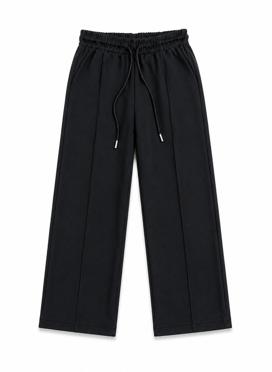 Boys Black Straight Fit Trouser – Soft Cotton
