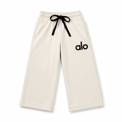 Kids Cream Baggy Trousers – Premium Wide Leg Trouser