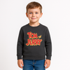 Kids’ Dark Grey Sweatshirt – Tom & Jerry Cartoon Print