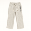 Kids Light Grey Trouser – Drawstring Waist with Embroidered Side Text
