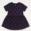 Girls Navy Blue Frock