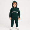 Boys Quilted Hoodie & Jogger Set – Dark Green