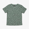 Sage Green Leopard Print Kids Pajama Set