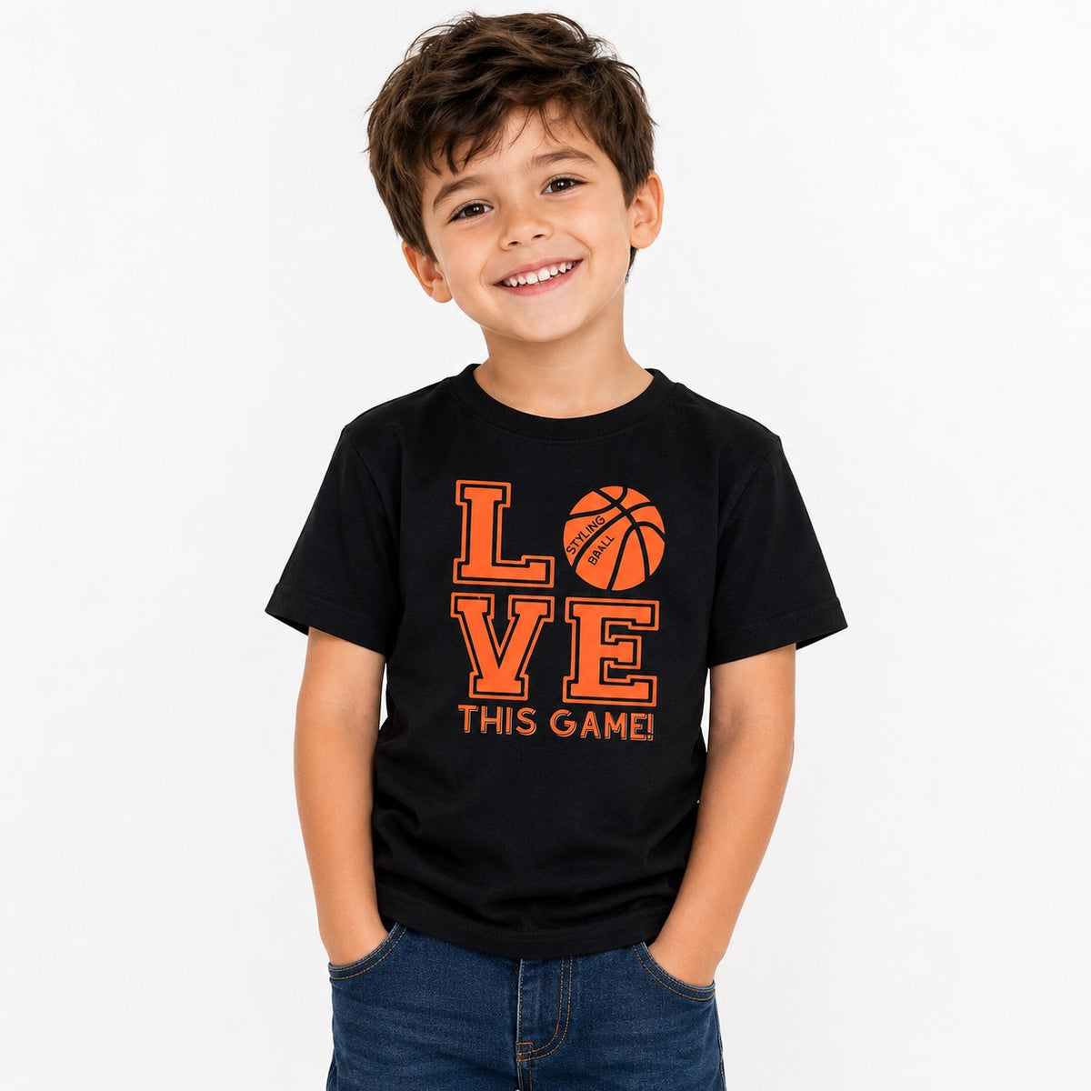 Boys Basketball Graphic T-Shirt – Love This Game