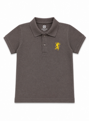 Kidsclub7 Boys Classic Polo Shirt – Taupe Brown