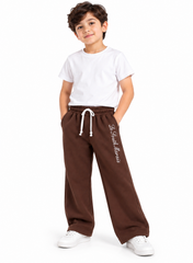 Boys Brown Wide-Leg Trouser – Le South Marais