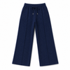 Men’s Navy Ribbed Wide Leg Trousers