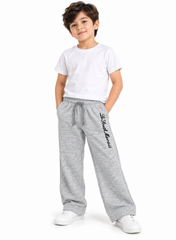 Boys Grey Wide-Leg Trouser – Le South Marais
