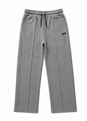 Men’s Premium Grey Baggy Trousers – Straight Leg Relaxed Fit