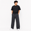 Men’s Washed Black Wide Leg Lounge Trousers