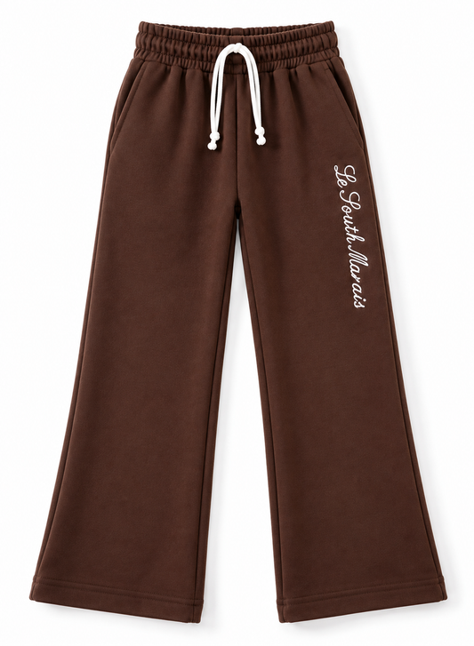 Girls Brown Wide-Leg Trouser – Le South Marais