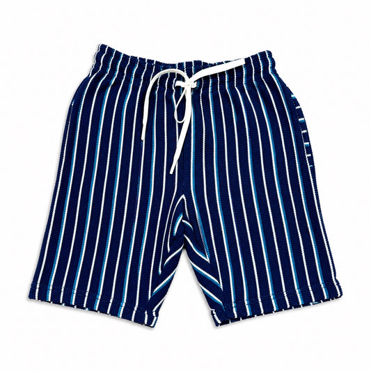 Boys Navy Stripe Summer Shorts