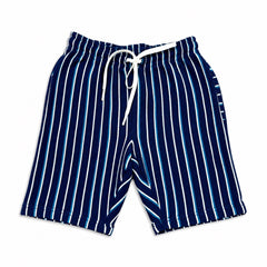 Boys Navy Stripe Summer Shorts