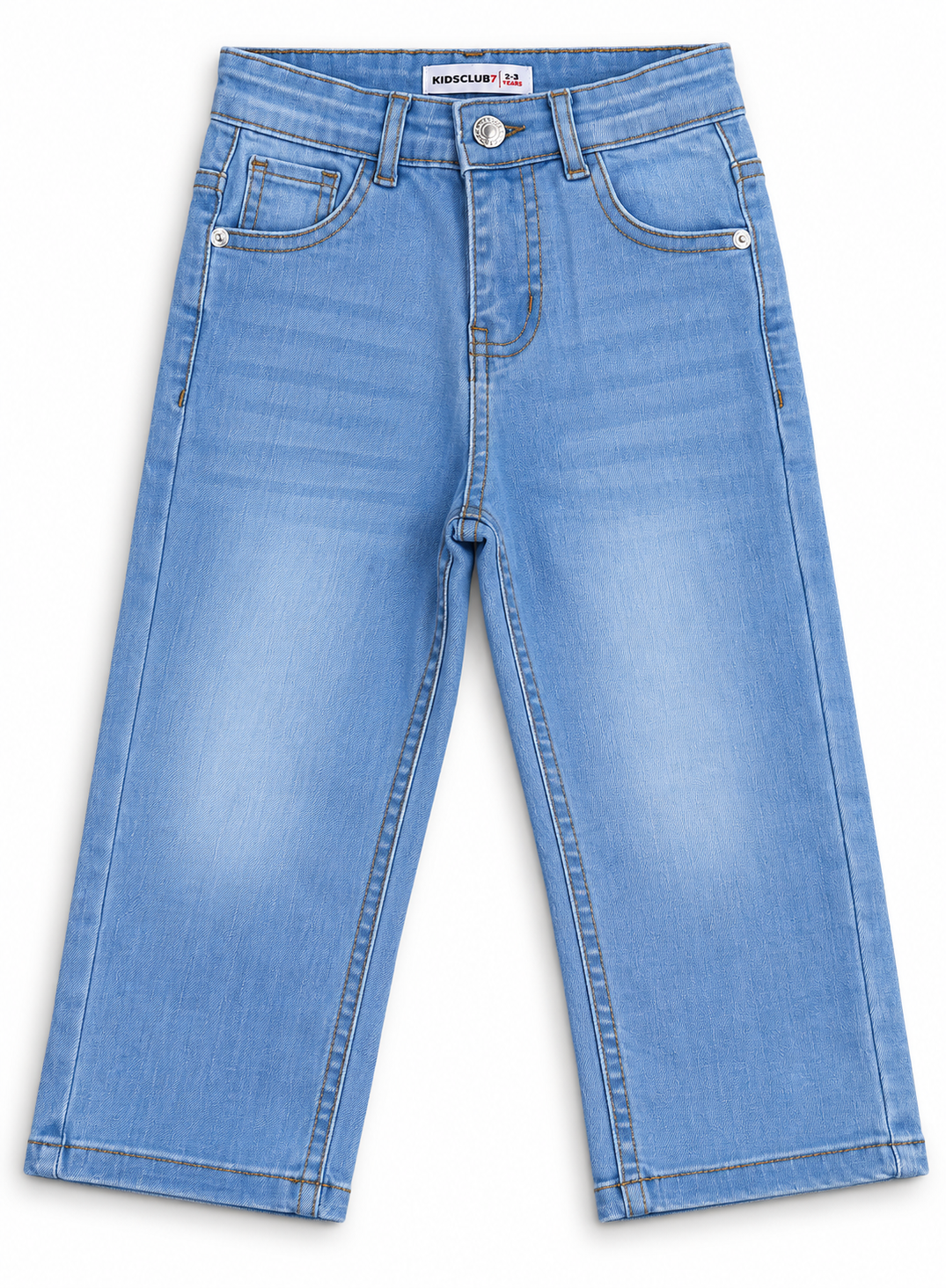 Boys Light Blue Denim Jeans | Straight Fit Casual Jeans