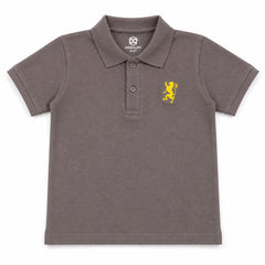 Kidsclub7 Boys Classic Polo Shirt – Taupe Brown