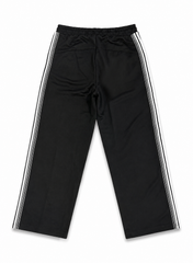 Men's Black Baggy Trousers with Side Stripes – Relaxed Fit