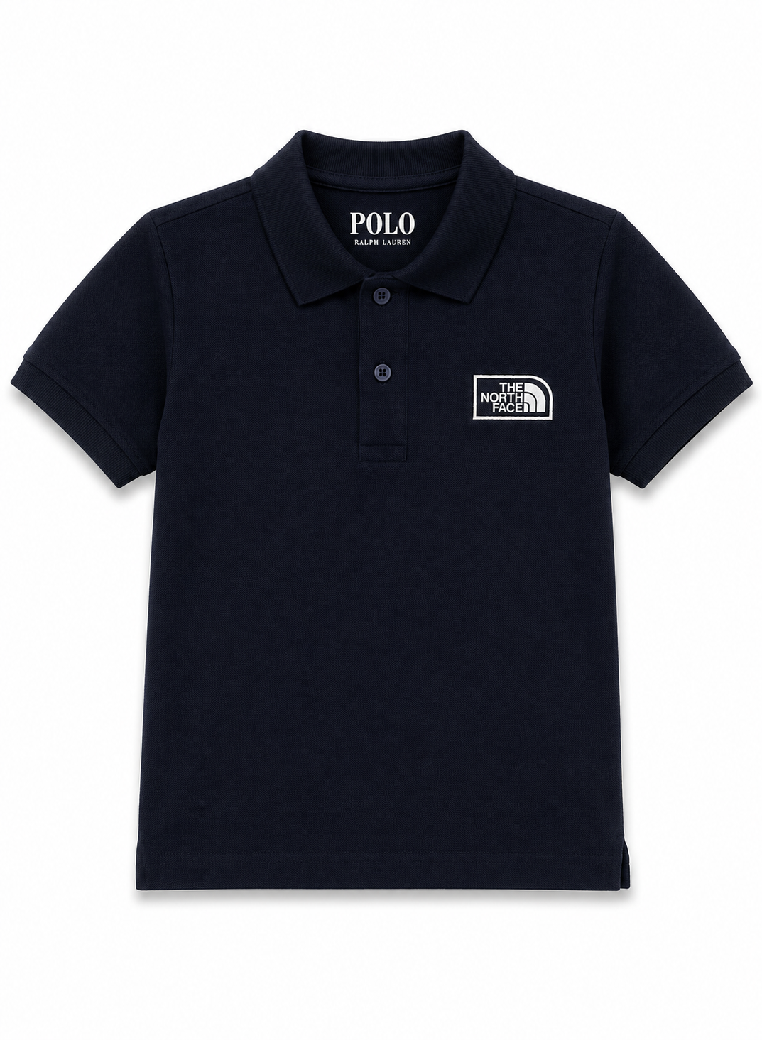 Kids Black Polo Shirt – The North Face Style | Premium Cotton PK Polo