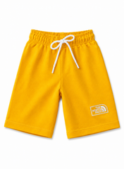 Boys Yellow Cotton Jersey Shorts