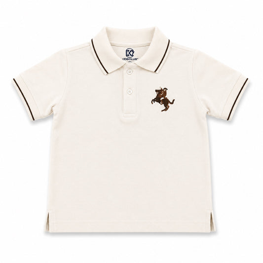 Kidsclub7 Boys Classic Polo Shirt – Off White