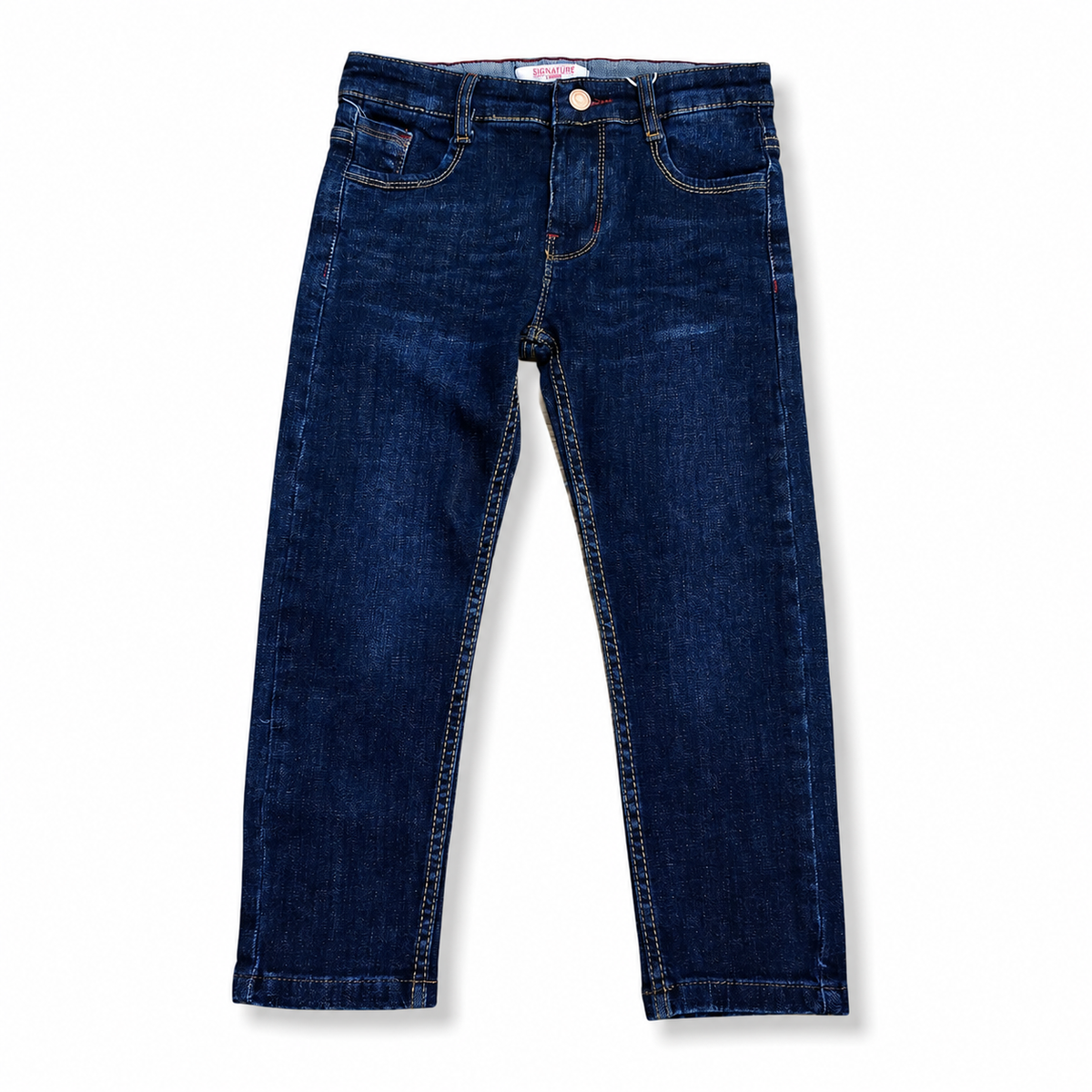 Kids Boys Dark Blue Stretch Denim Jeans