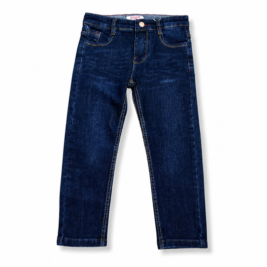 Kids Boys Dark Blue Stretch Denim Jeans